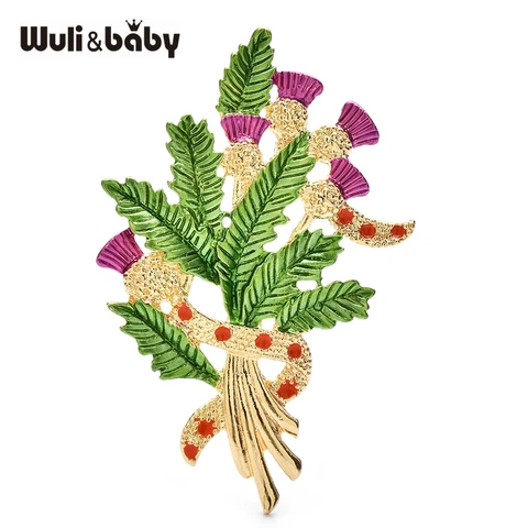Wuli&baby броши с букетом цветов