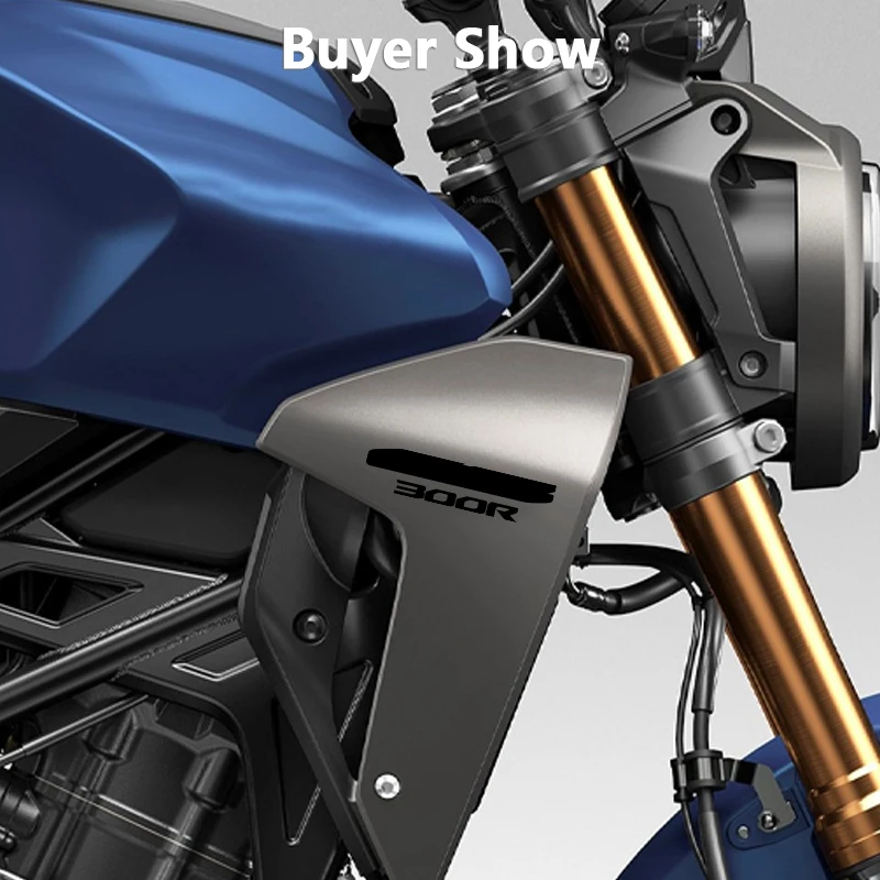 Наклейки на панель радиатора мотоцикла POSFIRA, виниловые наклейки для Honda CB300R CB 300R 300 R 2018-2024 2023 2022 2021 2020, аксессуары (art.: 3920da65eb95c) - 3920da65eb95c