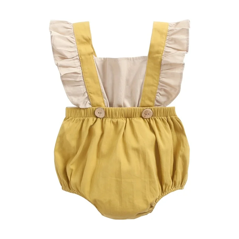 Baby Girl Clothes New Born Baby Items Summer  Fashion Cute Patchwork Cotton Bodysuits New Born Baby Girl Clothes Baby Clothes