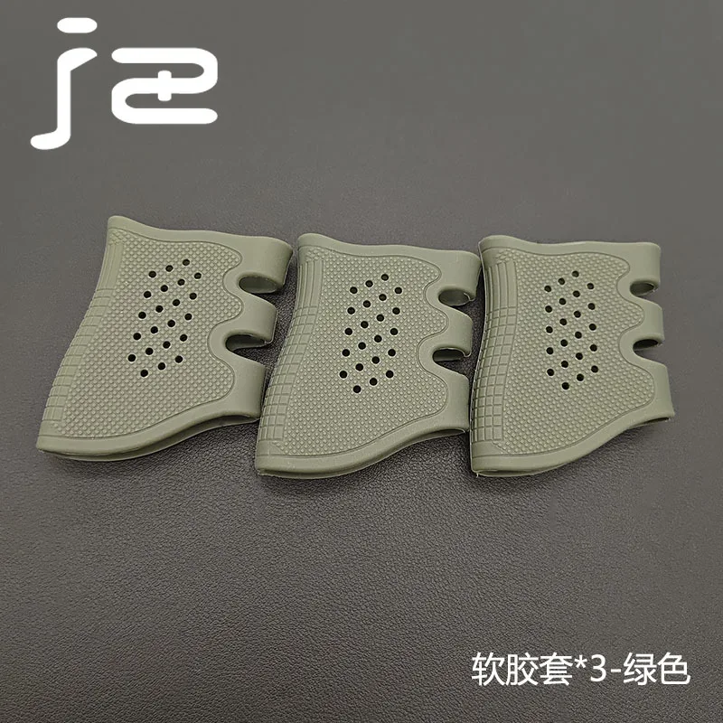 

Tactical Glock Pistol Rubber Rnon-Slip Glove Weapon Gun Handle Universal Protect Glove Fit G17 G18 G19 Handgun Hunting Accessory