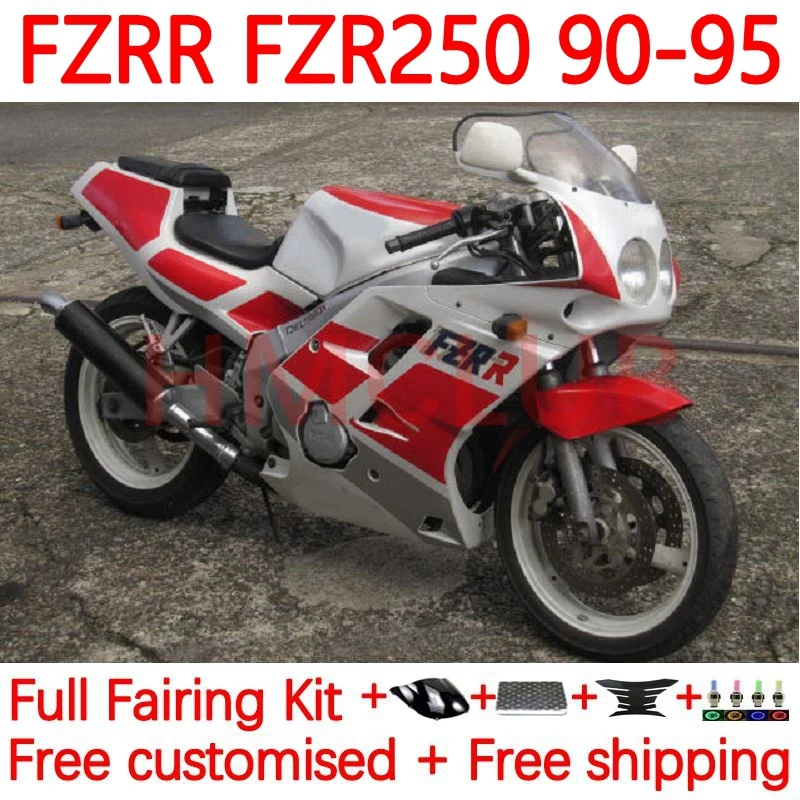 

Обтекатель FZR250RR для YAMAHA белый глянец FZRR FZR 250 FZR250 R RR FZR-250 1990 1991 1992 1993 FZR250R 90 91 92 93 95 46No.42