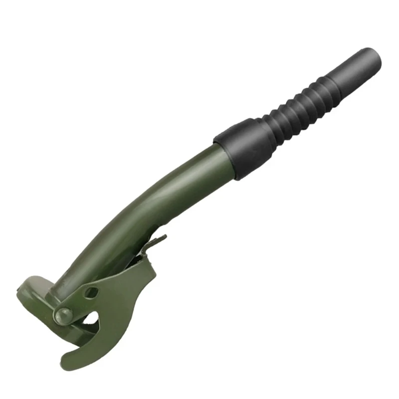 

Flexible Metal Pouring Spout with Sealing Rubber Gasket Fuel Nozzle for 5/10/20 L Gerry Jerry Cans Army Green