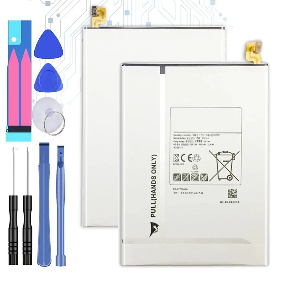 Бесплатные инструменты аккумулятор 4000 мАч для Samsung Galaxy Tab S2 8 0 T710 T715 T713 T719 T715C SM T713N