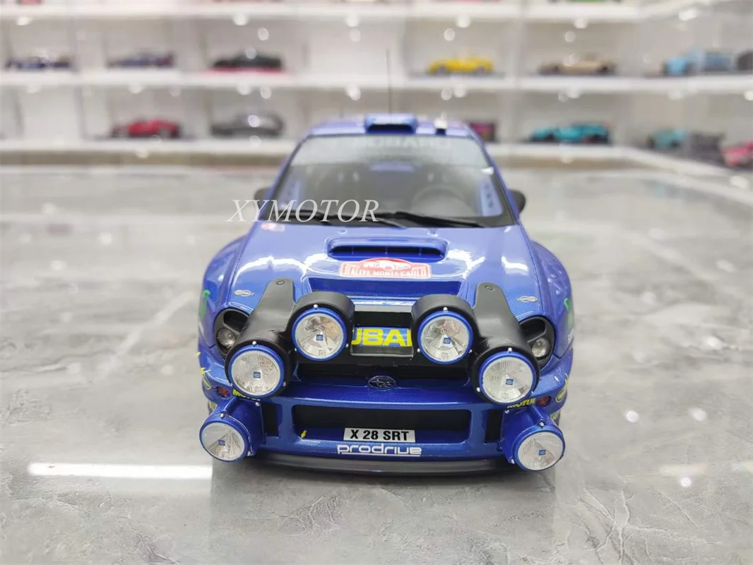 

Модель автомобиля OTTO 1/18 для SUBARU IMPREZA WRC 2002 из смолы, отлитый под давлением, OT784, синие игрушки, подарки, хобби, демонстрационные украшения, коллекция