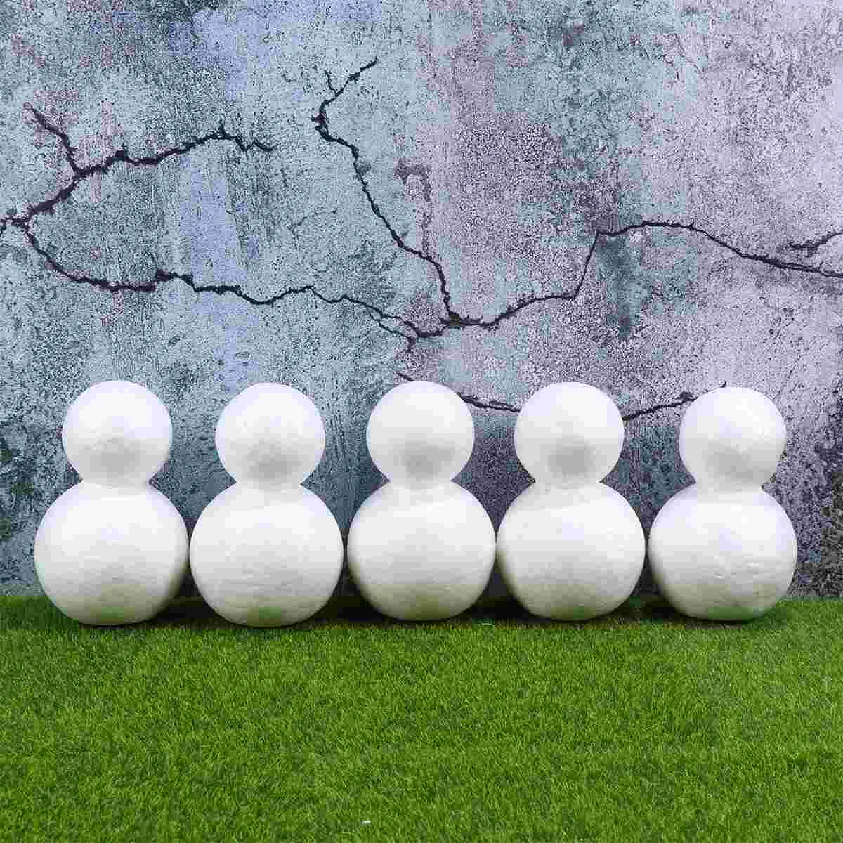 

Snowman Christmas Styrofoam Craftdecor Cake Party Xmas Floral Blocks Block Dummy Unfinished Crafting Polystyrene