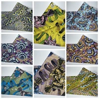 new pagne african grand wax fabric glitter golden ankara batik 100 cotton material nigerian real good quality for sew uniform