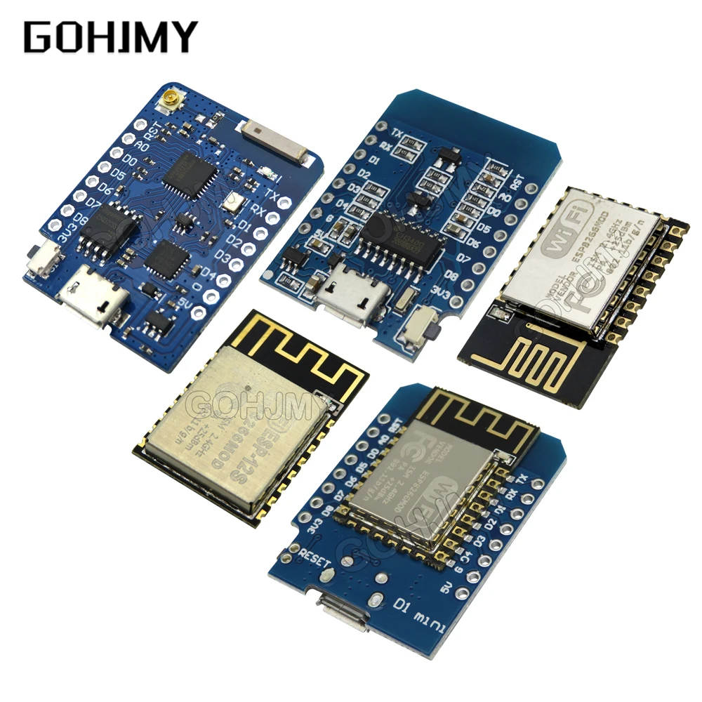 Плата разработки CH340G CH340 ESP8266 ESP-12 V2 USB WeMos D1 Mini PRO V3.0.0 WIFI, плата NodeMCU Lua IOT, 3,3 В с контактами