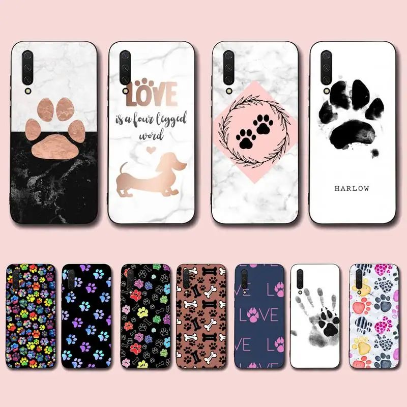 

Best Friends Dog Paw Phone Case for Xiaomi mi 5 6 8 9 10 lite pro SE Mix 2s 3 F1 Max2 3