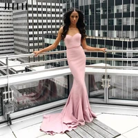 jeheth elegant simple pink mermaid evening dresses long %d9%81%d8%b3%d8%a7%d8%aa%d9%8a%d9%86 %d8%a7%d9%84%d8%b3%d9%87%d8%b1%d8%a9 sweetheart satin sweep train party prom gowns for women