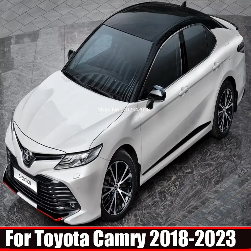 

For Toyota Camry XV70 8th 2018-2021 2022 2023 ABS Exterior Side Door Body Molding Line Cover Door Body Anti-scratch Side Strips