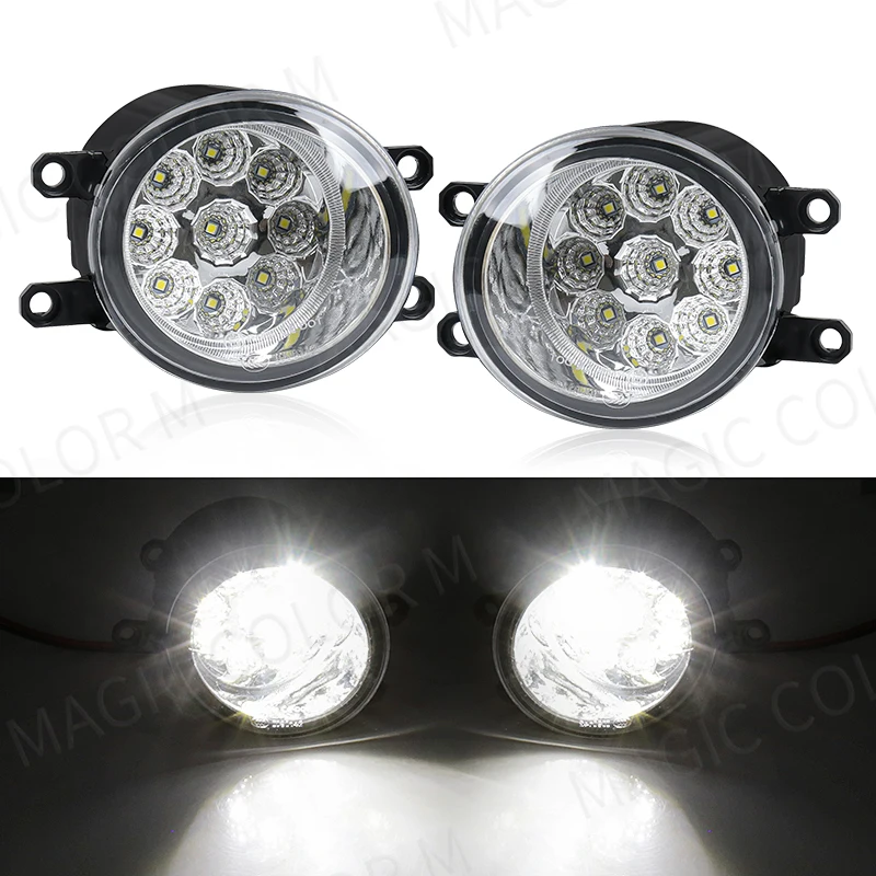 

Светодиодные Противотуманные Фары Toyota Для Corolla, RAV4, Camry, Yaris, Prius, CHR, Hilux, Lexus, 12В, Дневные Ходовые Огни