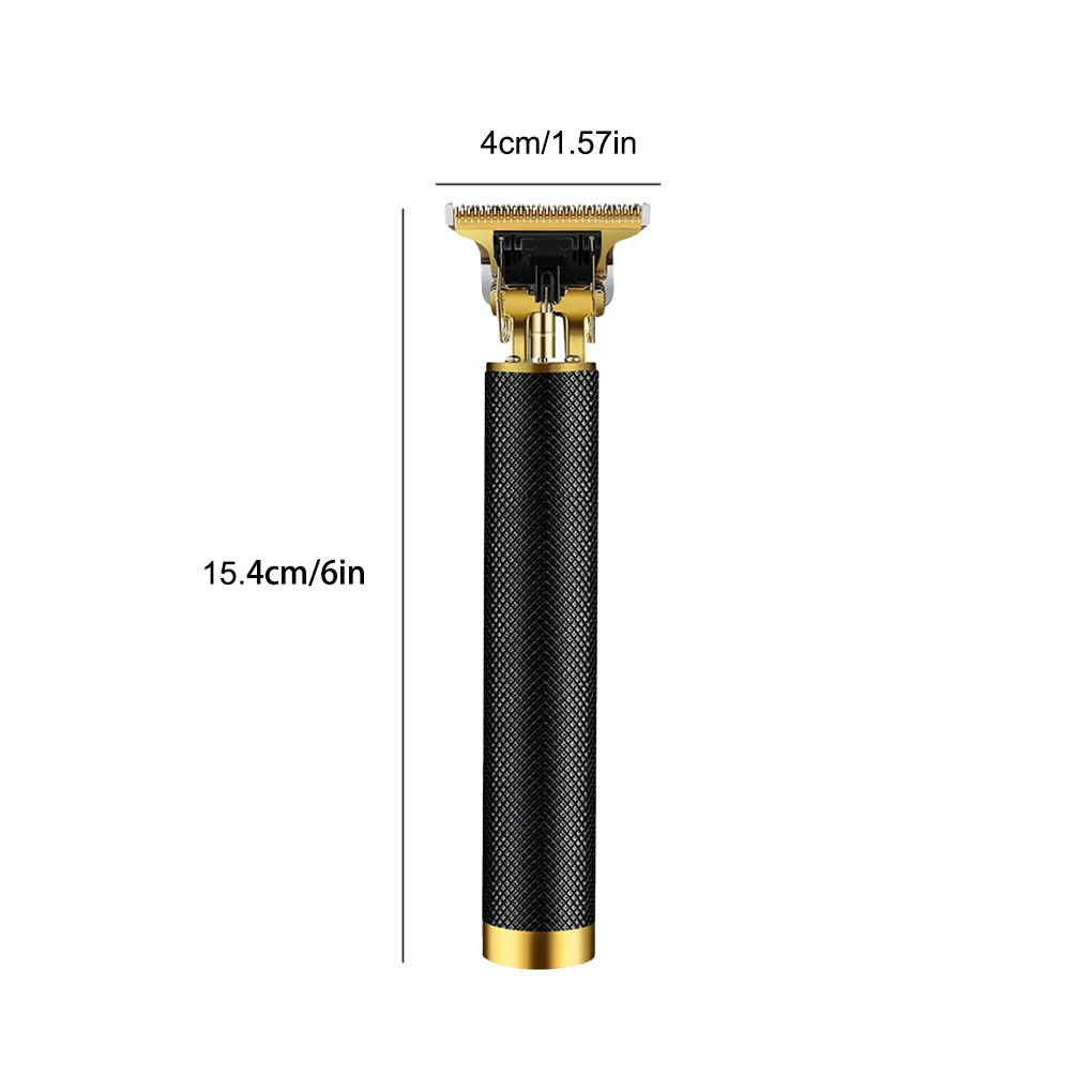 

USB винтажный T9 0 мм Электрический триммер для волос для мужчин беспроводные машинки для стрижки волос профессиональная машинка для стрижки ...