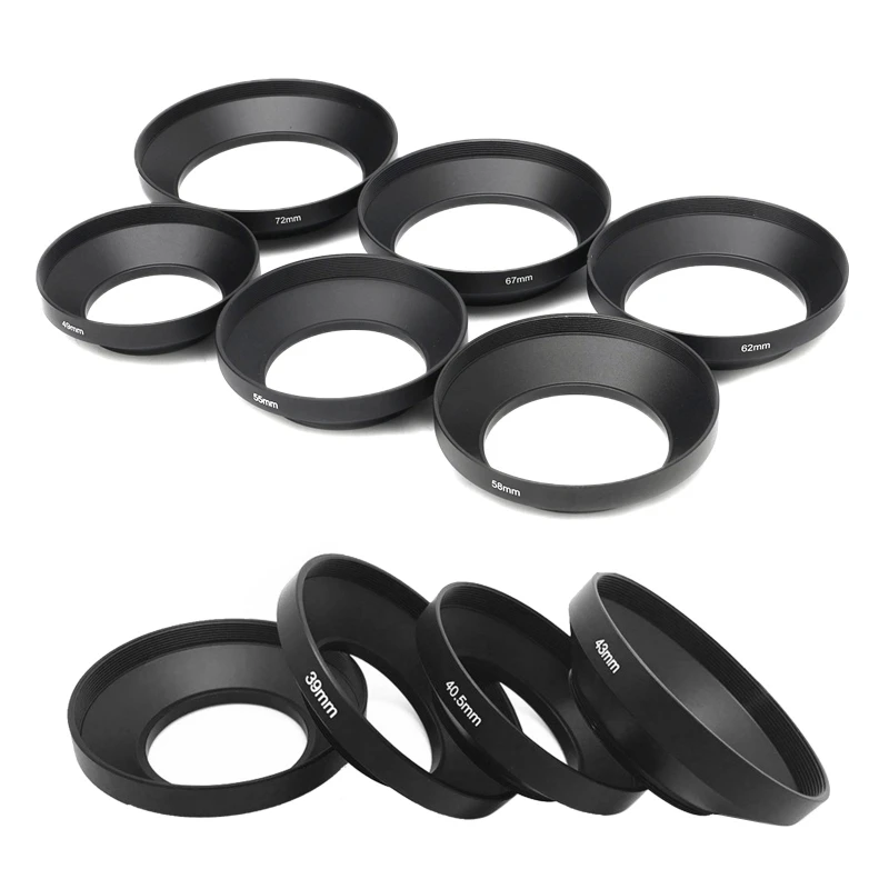 

Lens Hood Wide-Angle 39mm 40.5mm 43mm 46mm 49mm 52mm 55mm 58mm 62mm 72mm 77mm 82