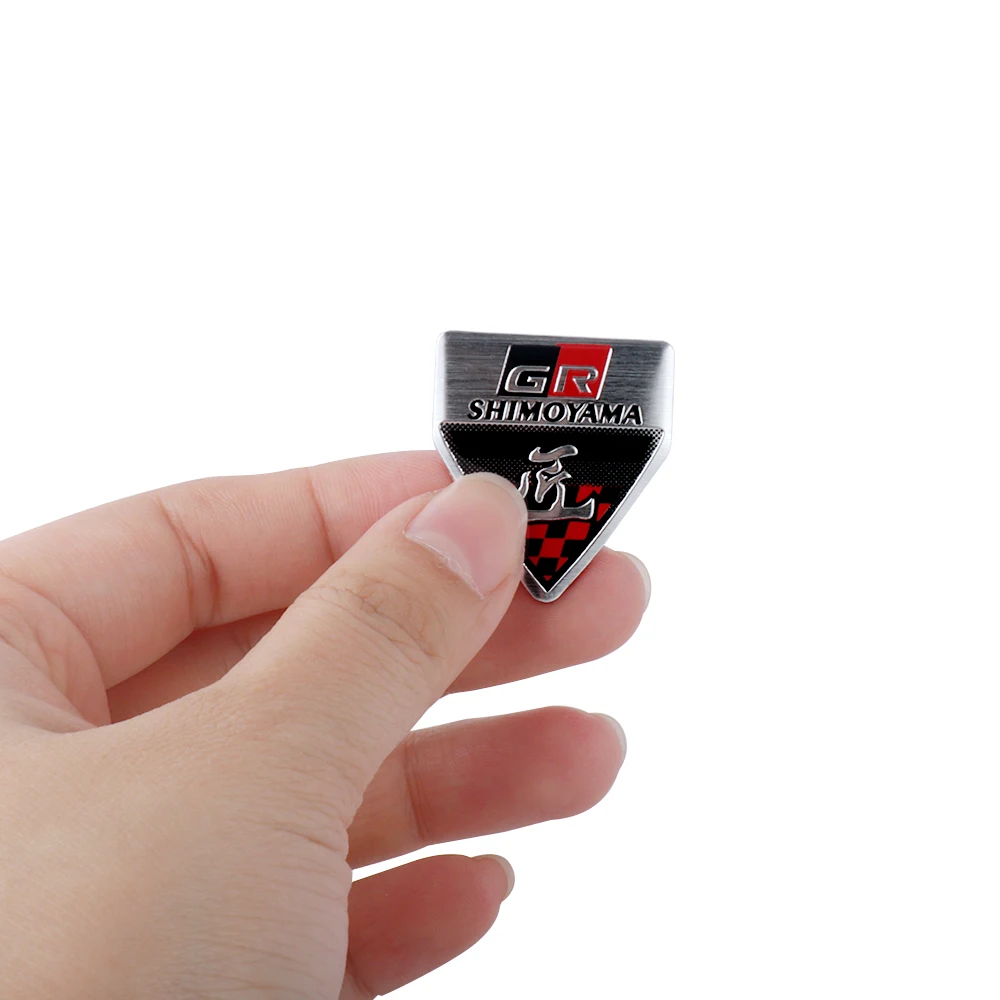 3D алюминиевый спортивный значок GR газо гонки эмблема автомобильный боковой