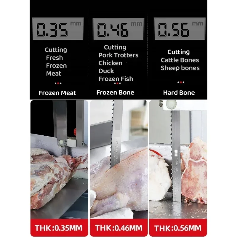 Ленточная пила Dekoly для обрезки костей мяса замороженной рыбы курицы