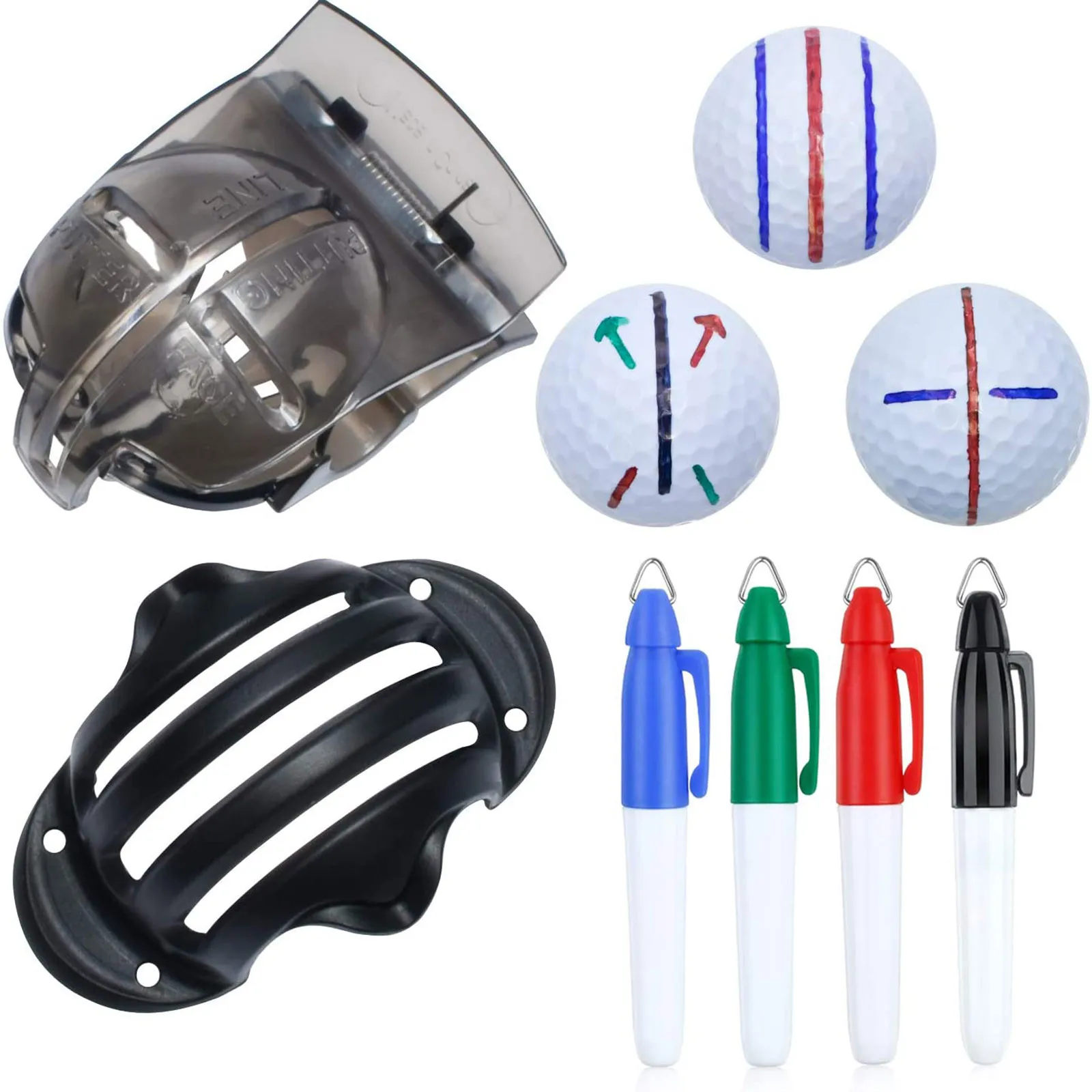 

Liner Golf Line Golf Pack Golf Drawing Ball Ball 100ml Kit Tool Ball Marker 6 Ball sports 26 Inch Exercise Ball Balls Tennis