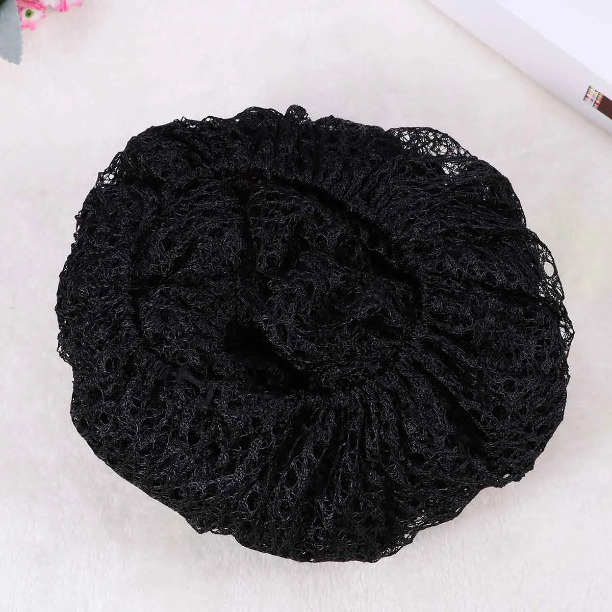 

Hair Net Cover Nets Women Mesh Bun Ballet Head Cap Sleeping Caps Disposable Service Woman Night Hat Bonnet Snoods Accessories