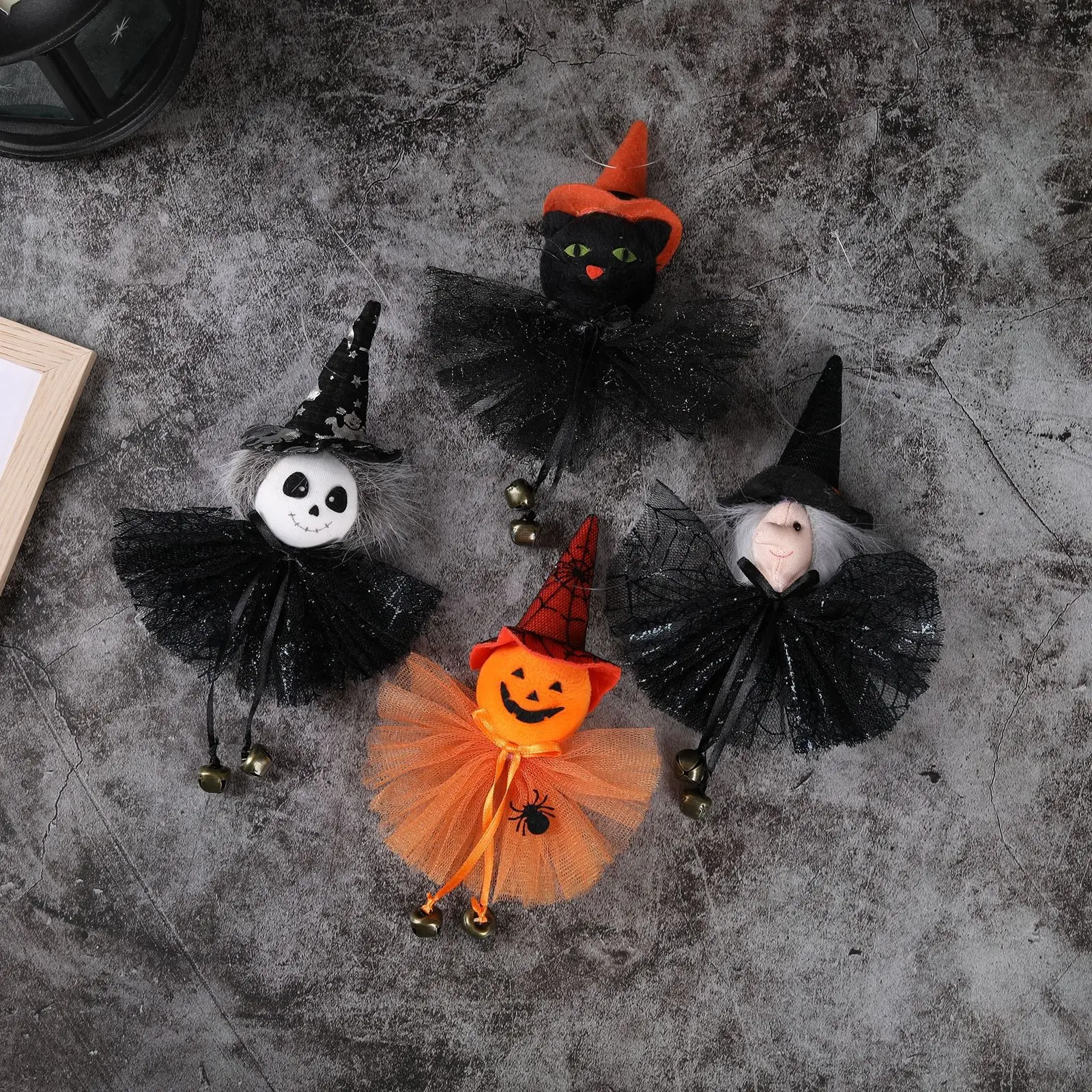 Halloween Party Bar Decoration Pumpkin Ghost Witch Black Cat Pendant Scary Hanging Oranments Happy 2022 |