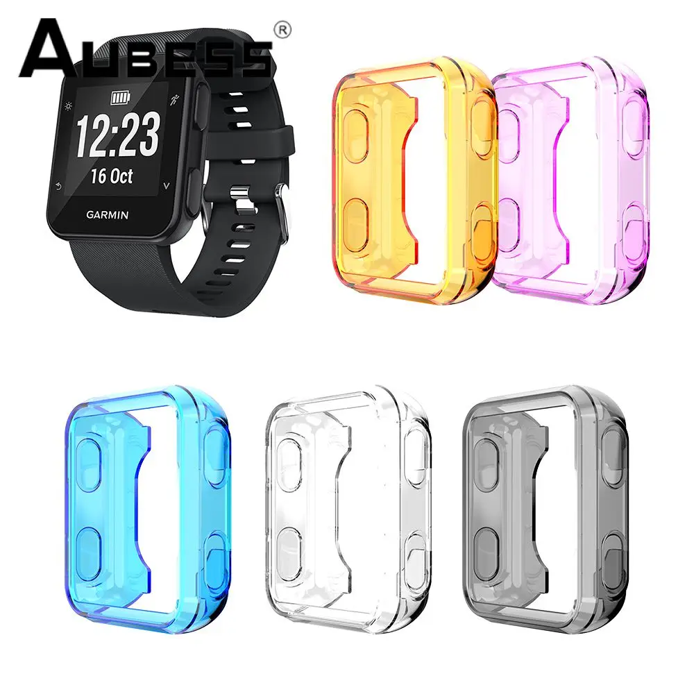 

Защитный чехол для часов умные аксессуары ТПУ дышащий мягкий для Yu jiamer Garmin Forerunner35/30 защитный чехол