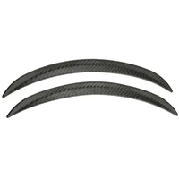 2pcs carbon fiber pattern car modification decorative strip fender flares car wheel eyebrow decorative strip
