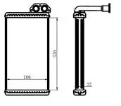 

KME025032 для нагревателя радиатора SPRINTER 901 ----- 46 II