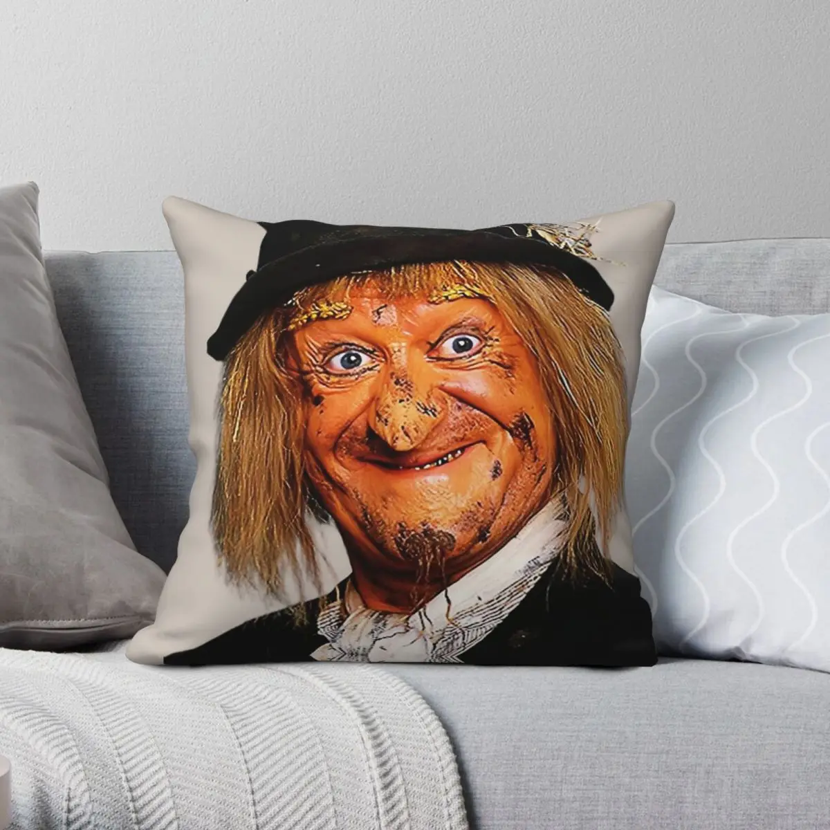 Наволочка Worzel Gummidge квадратная из полиэстера и льна