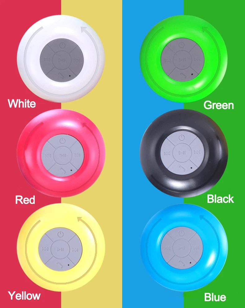 Фото Wholesale Mini Portable Bluetooth Speaker Wireless Waterproof Shower Bathroom for Phone Soundbar Hand Free Car Loudspeaker №2