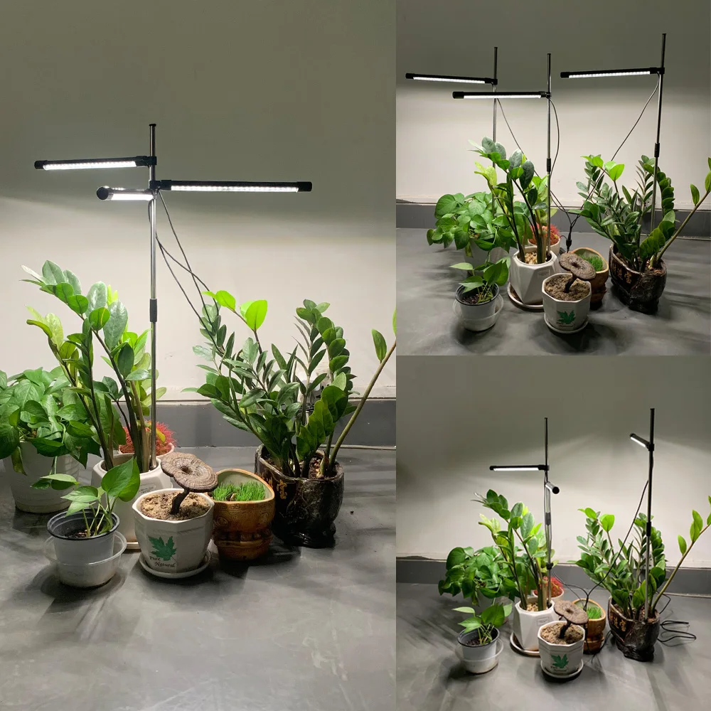 S For Indoor Plants Full Spectrum Height Adjustable Multi-directional Auto Timer 3h 9h 12h Dimming Supplemental Lamp