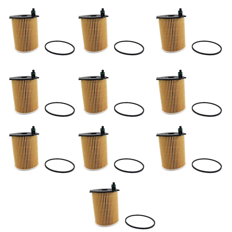 10 шт./компл. масляные фильтры двигателя для Citroen C4 C-ELYSEE DS4 Nemo Xsara Ford Focus Peugeot 206 308 Suzuki