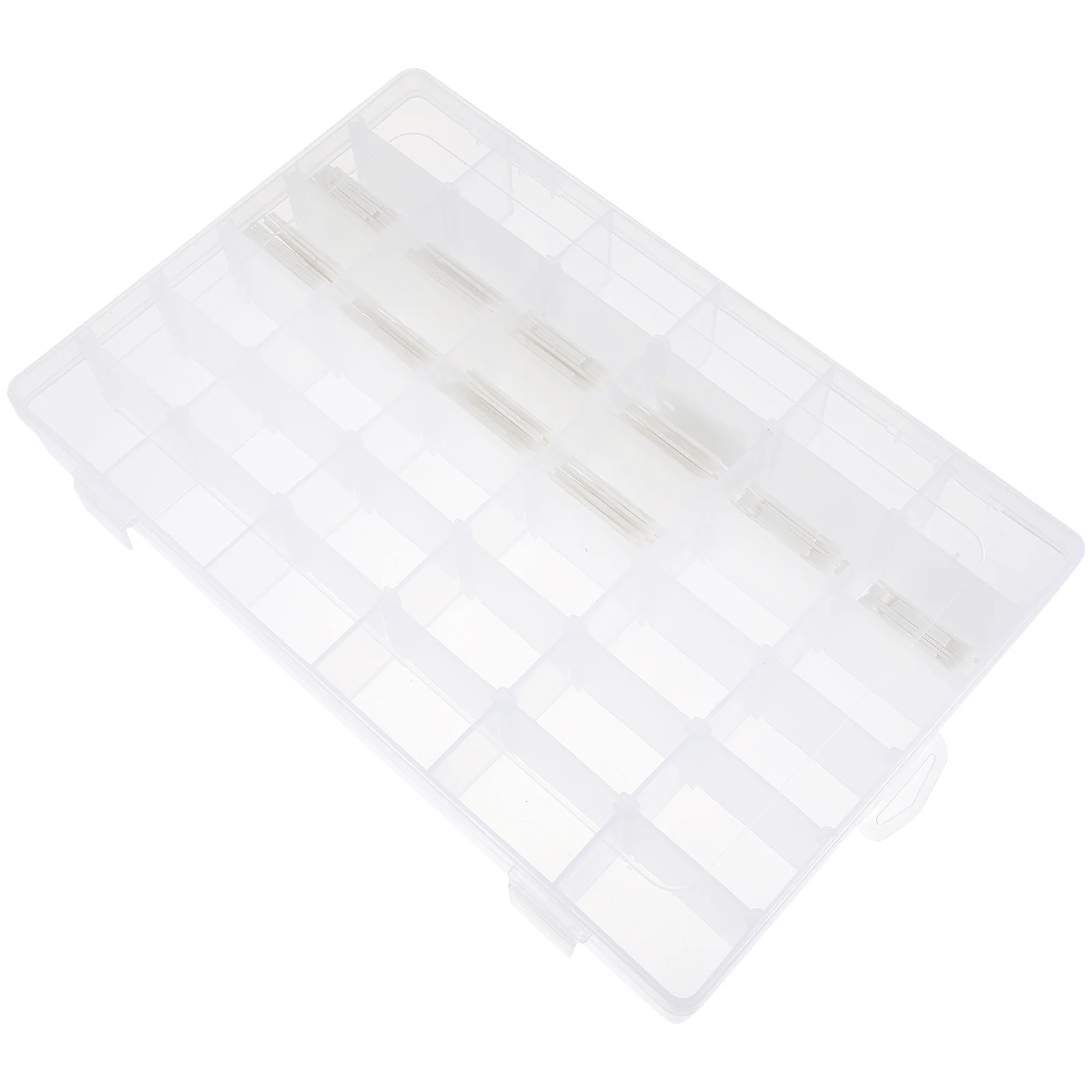 

1 Set of Thread Organizer Box Sewing Thread Box Embroidery Bobbin Winder Storage Box with Sticker