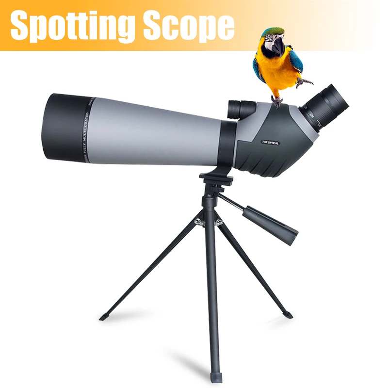 

20-60x80 прожектор, мощный монокулярный телескоп с штативом из алюминиевого сплава и сумкой для хранения, водонепроницаемый Призма BAK4