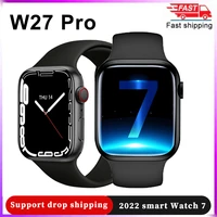 iwo w27 pro smart watch series 7 men women body temperature monitoring ip67 color screen sport fitness hw67 pro max w27 max