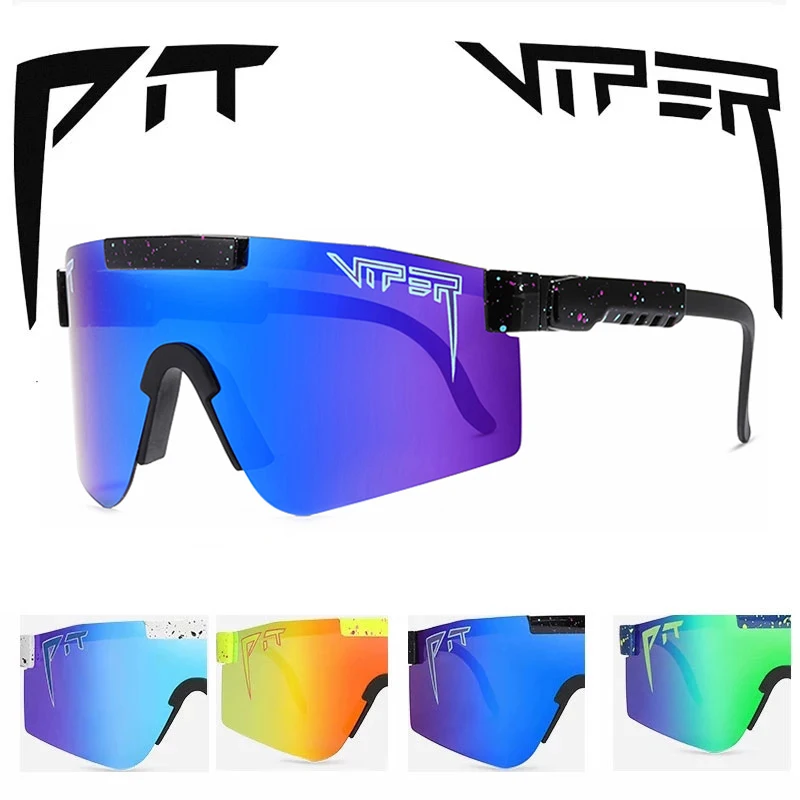 

Brand Pit Viper Sunglasses Men/Women Colorful Mirrored Polarized Sun Glasses for Male Female UV400 Protection Goggles with Case