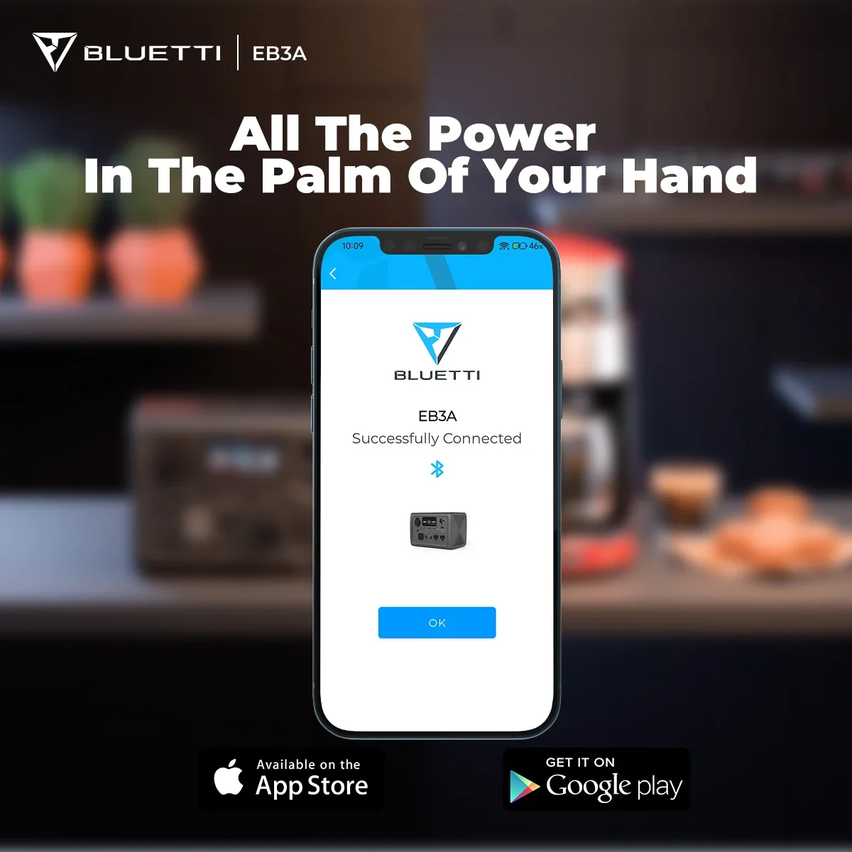 Bluetti Солнечная зарядная литиевая электростанция Аварийная портативная 500 Вт