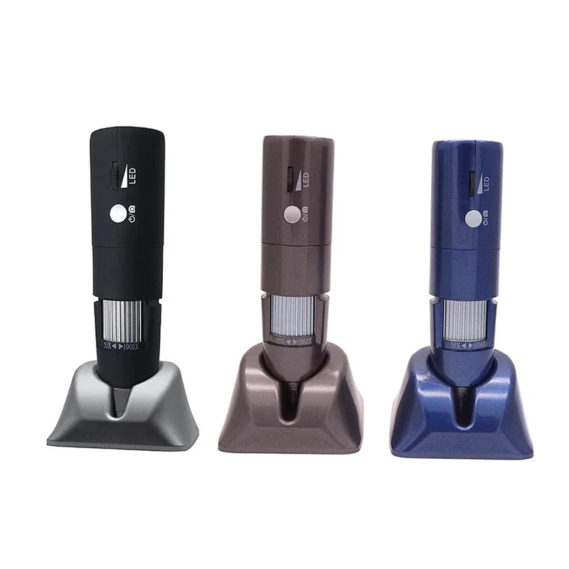 

HLZS-1000X Handheld Microscope Wireless Wifi USB Charging Magnifier For Observing Insects PCB Jewelry Inspection