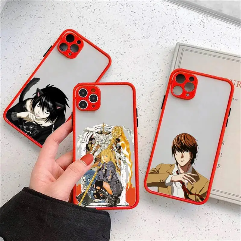 

Death Note Ryuk manga Anime Phone Case matte transparent For iphone 14 11 12 13 plus mini x xs xr pro max cover