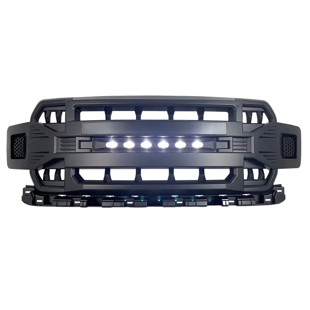 

Armor Grille w/Off-Road Lights - Matte Black for 2018-2020 Ford F150