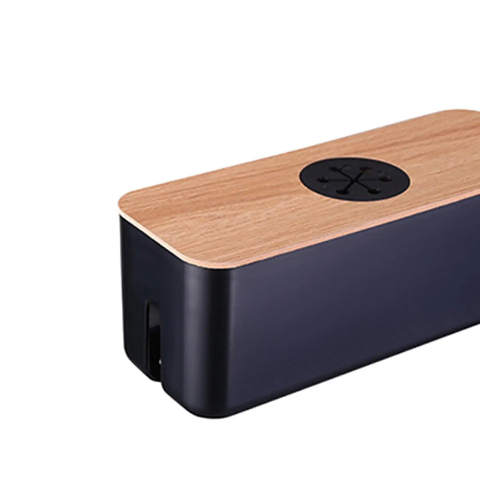 

Cable Storage Box Case Power Strip Cord Wire Management Tidy Box Large Black