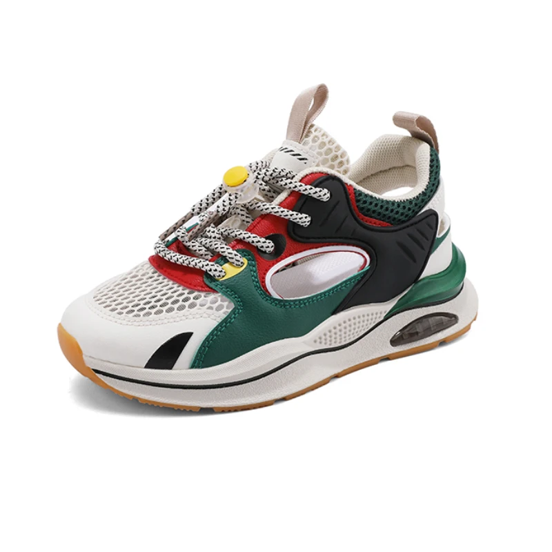

Кроссовки для мальчиков и девочек, дышащие сетчатые сандалии, спортивная обувь для подростков и студентов, повседневная обувь, размеры 30-38, на лето