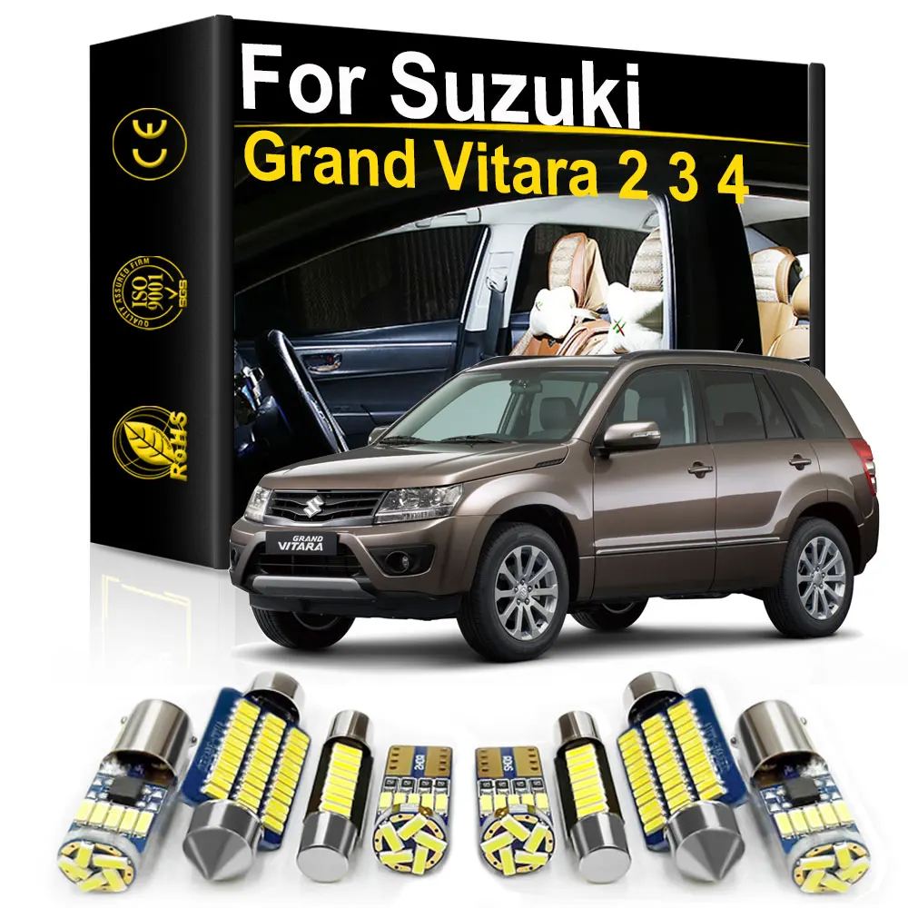 For Suzuki Vitara Grand Vitara MK 2 3 4 1999 2015 2016 2017 2018 2019 2020 Canbus Car Interior LED Light Auto Accessories