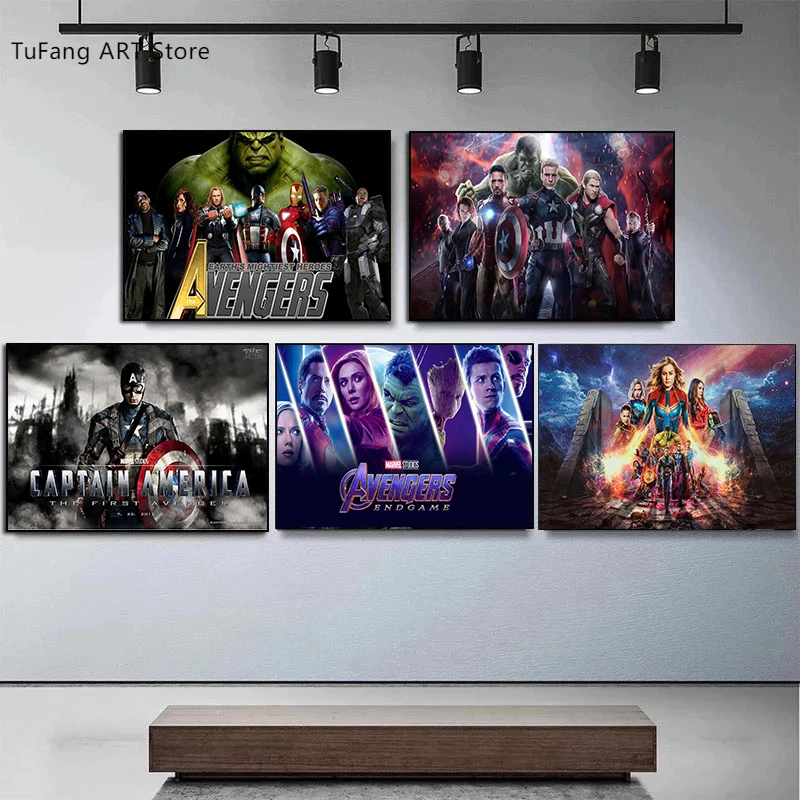 

Disney Marvel Avengers Canvas Paintings Infinity Character Posters And Prints Wall Art Modern Pictures Room Home Decor Cuadros