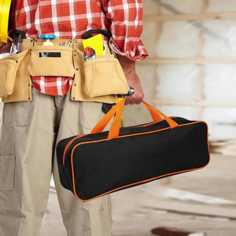 

Маленькая сумка для инструментов, многофункциональная ручная сумка на молнии 14,7 дюйма, сверхпрочная сумка для хранения, органайзер для инструментов «сделай сам», для автомобиля, дрели, сада