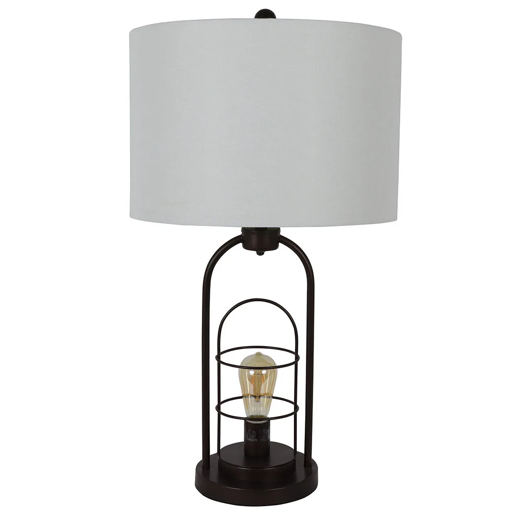 

Free Shipping Free Shipping Bronze Metal Lantern Table Lamp