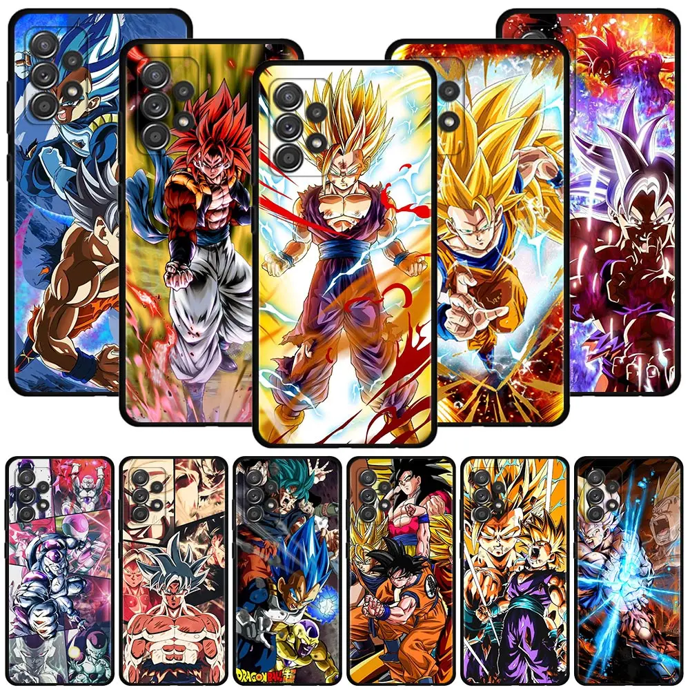 Чехол для Samsung Galaxy A12 A51 A71 A31 A13 A11 A01 A72 A52 A32 A22 A52s A21s A02s A02 Dragon Ball Son Goku Gohan |