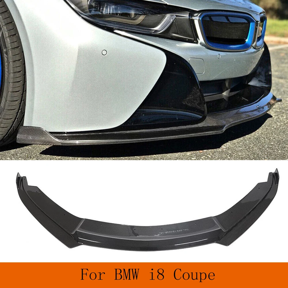 

Губы из сухого углеродного волокна подходят для BMW i8 2014-2018, комплект диффузора для заднего бампера, спойлера, кузова, автозапчасти, задний диффузор