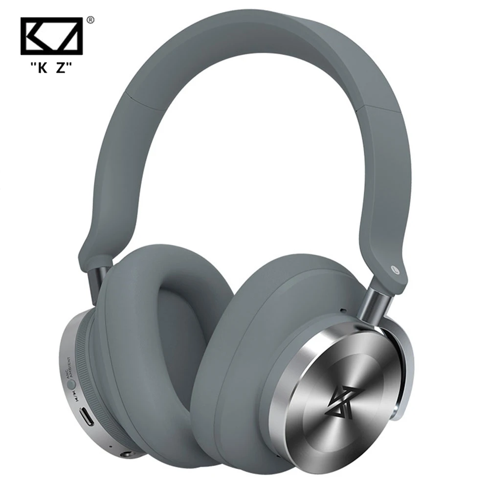 

KZ T10 ANC Double-Fed Active Noise Cancellation Wireless Headphones Bluetooth-Compatible 5.0 Earphone With MIC Music Headset