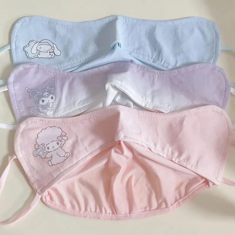 

Sanrio маска от солнца Spf 95% Милая индивидуальная Mymelody Cinnamoroll моющаяся крутая шелковая искусственная кожа