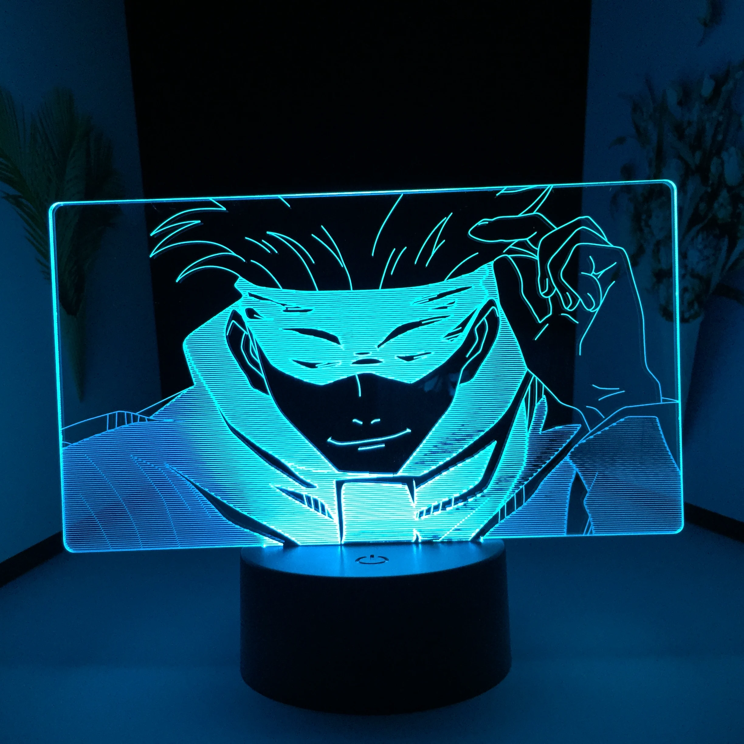 

Jujutsu Kaisen Gojo Satoru Figure LED Night Light for Bedroom Decoration Birthday Gift Acrylic Light Newest 3D Lamp Ainme Gift