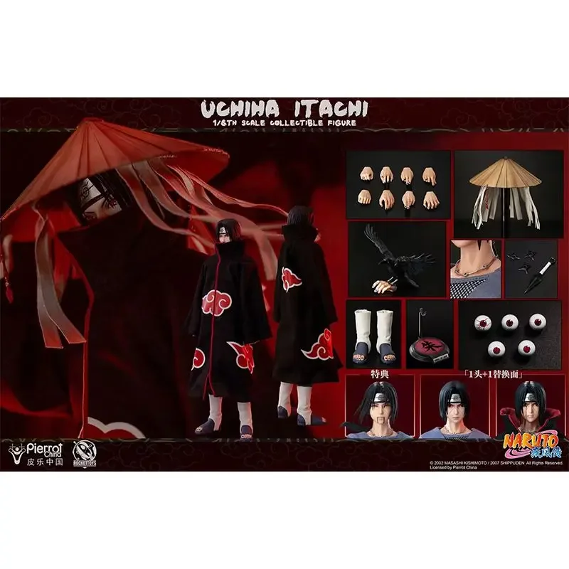

Original Naruto Shippuden Uchiha Itachi 1/6 Scale RocketToys ROC-003 In Stock Anime Action Collection Figures Model Toys