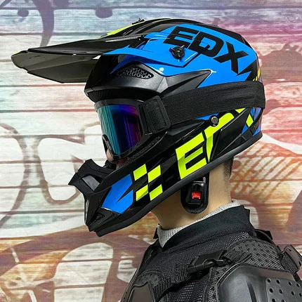 Professiona Capacete Moto Motorbike Helm For Adults Motocross Helmets full  Face For man ATV DOT approved Motorcycle Helmet